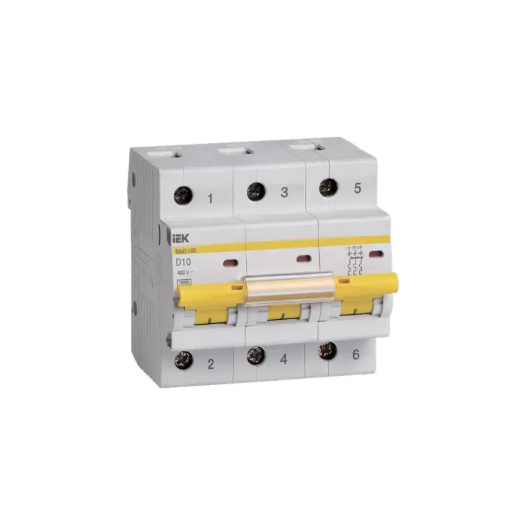 Автоматический выключатель IEK ВА47-100 MVA40-3-010-D