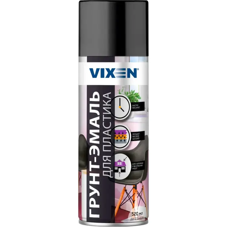 Грунт-эмаль для пластика Vixen VX50100 Грунт-эмаль для пластика Vixen VX50100