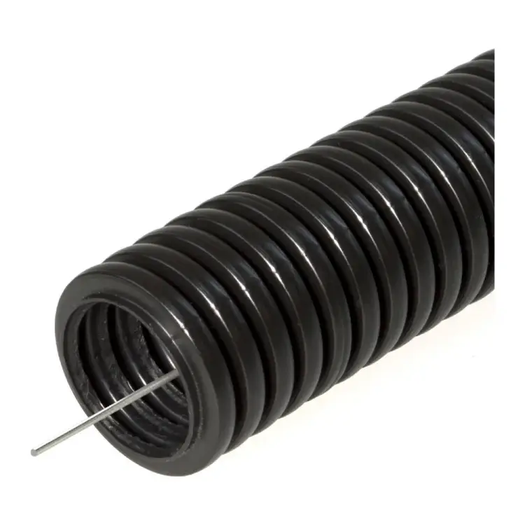 Безгалогенная легкая гофрированная труба пвх Промрукав 350 Н 161556 Безгалогенная легкая гофрированная труба пвх Промрукав 350 Н 161556