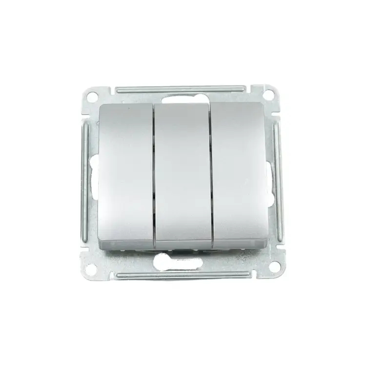 Трехклавишный механизм выключателя Systeme Electric Glossa GSL000331