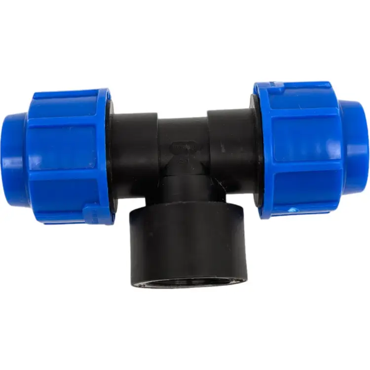 Компрессионный тройник для ПЭ труб LAMMIN Lm34012202020