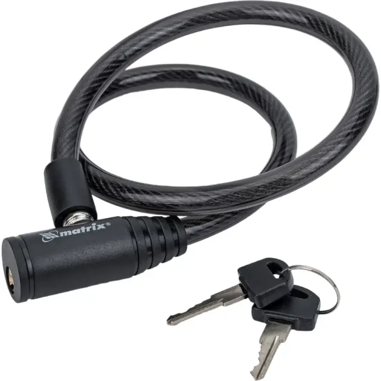 Тросовый универсальный замок MATRIX 91814