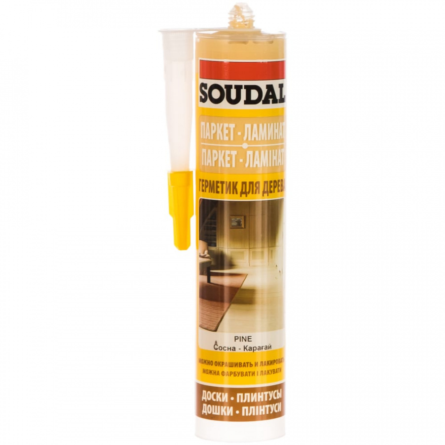Паркетный акриловый герметик Soudal 119645