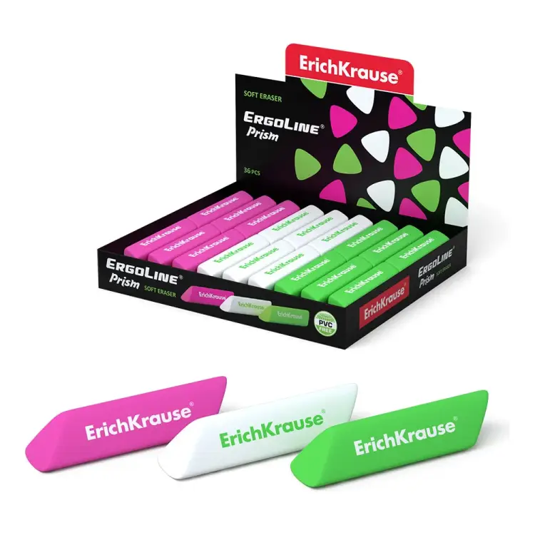 Ластик ErichKrause ErgoLine Prism 44479