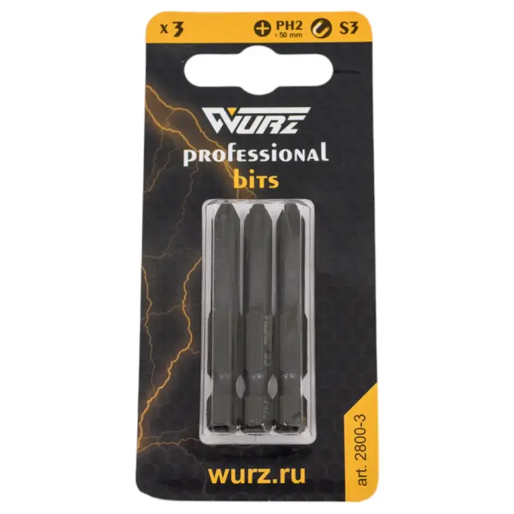 Магнитная бита WURZ PH2 2800-3
