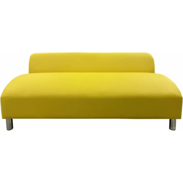 Двухместная секция дивана Мягкий Офис желтая ОФК602ЖЛТ