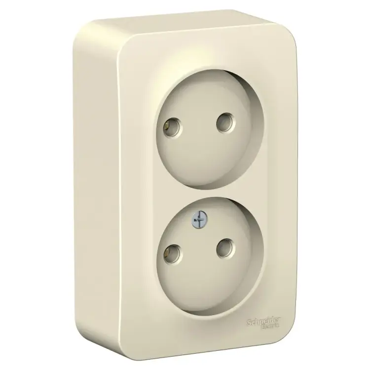 Двойная розетка Systeme Electric BLANCA BLNRA000212