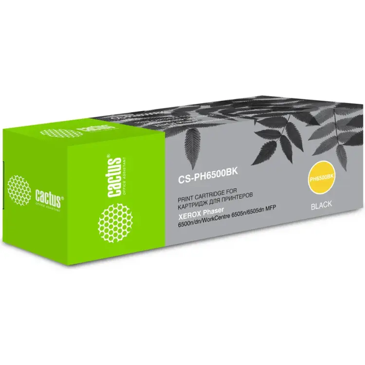 Лазерный картридж для xerox phaser 6500/workcentre 65 Cactus 106r01604 807457 Лазерный картридж для xerox phaser 6500/workcentre 65 Cactus 106r01604 807457