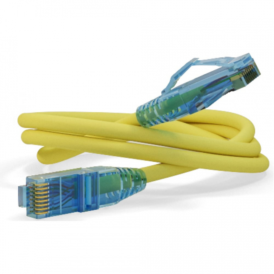 Патч-корд Hyperline PC-LPM-UTP-RJ45-RJ45-C6-5M-LSZH-YL
