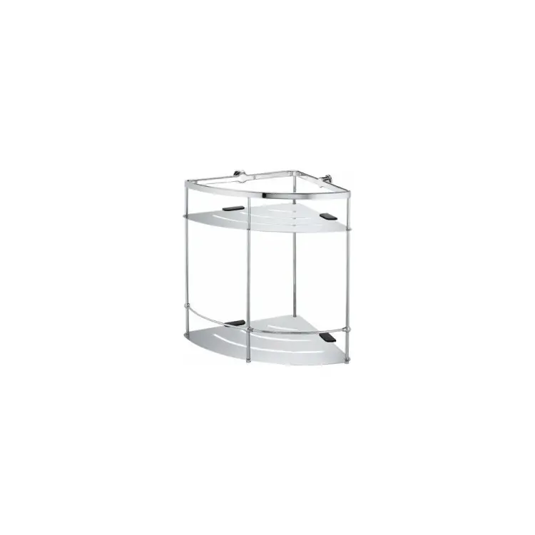 Металлическая двойная угловая полка WasserKraft K-522