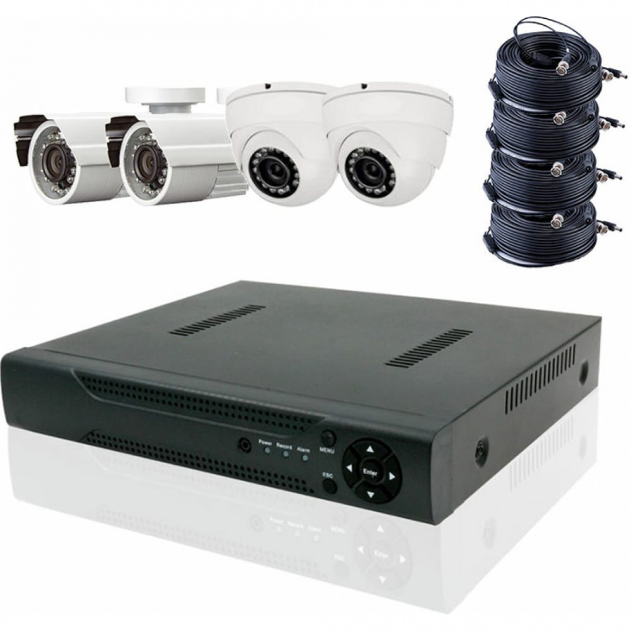 Комплект видеонаблюдения PS-link KIT-B504HD