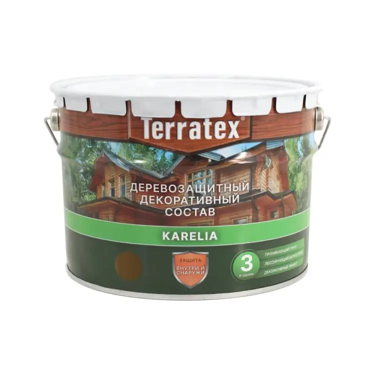 Декоративный деревозащитный состав ТЕРРАТЕКС ЭК000137008