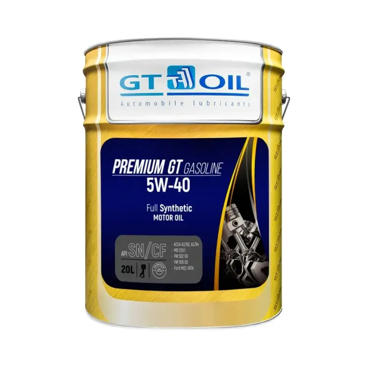 Масло GT OIL SAE 5W-40 API SN/CF Premium GT Gasoline 8809059407233