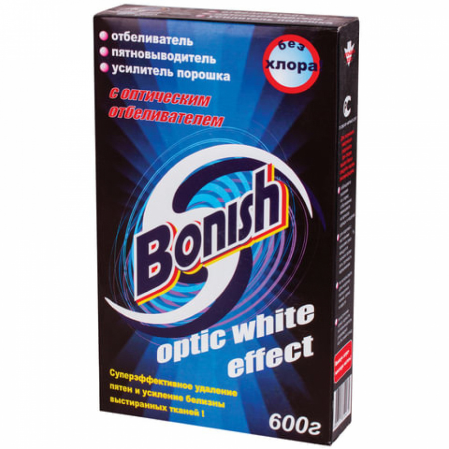 Чистящее средство для удаления пятен BONISH Optic white effect
