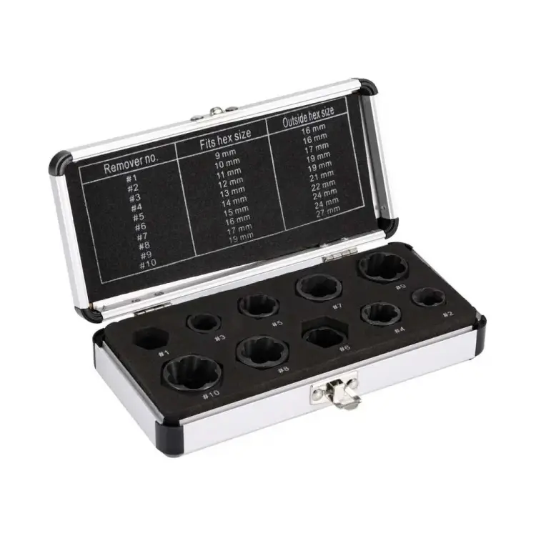 Экстрактор для удаления поврежденных гаек и болтов Genler 25013