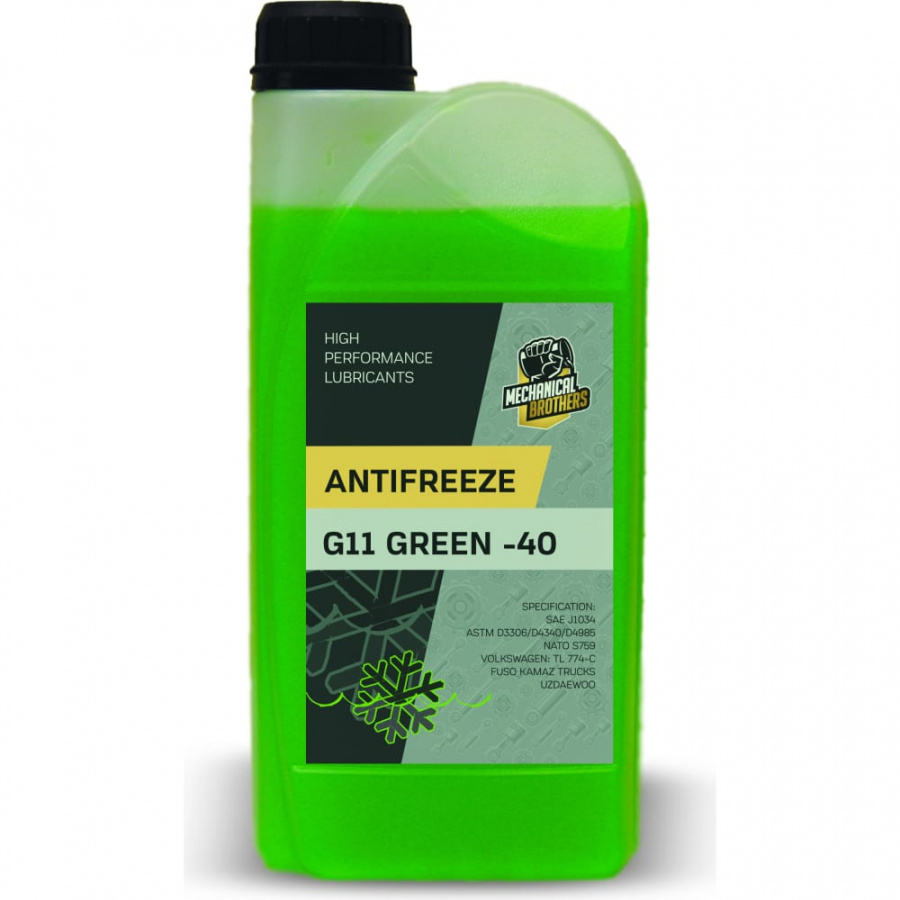 Антифриз MECHANICAL BROTHERS GREEN-40 G11