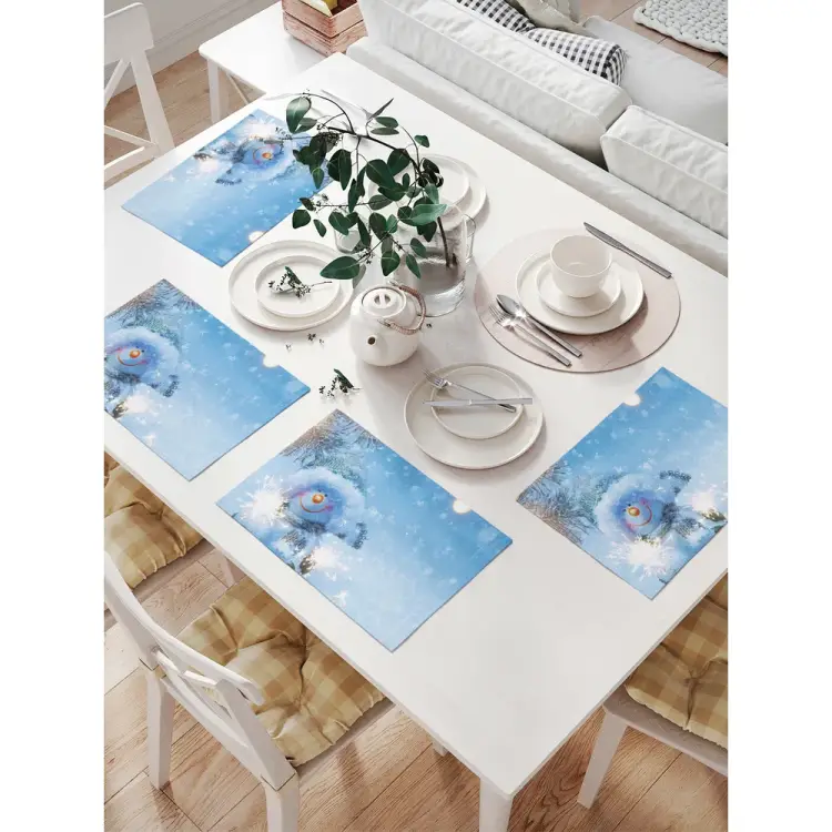 Комплект тканевых салфеток для сервировки стола JOYARTY np_5548