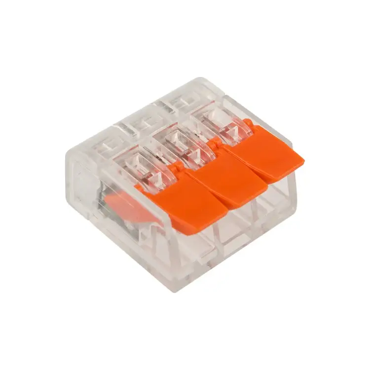 Универсальная компактная трехпроводная клемма REXANT 07-5203 Универсальная компактная трехпроводная клемма REXANT 07-5203