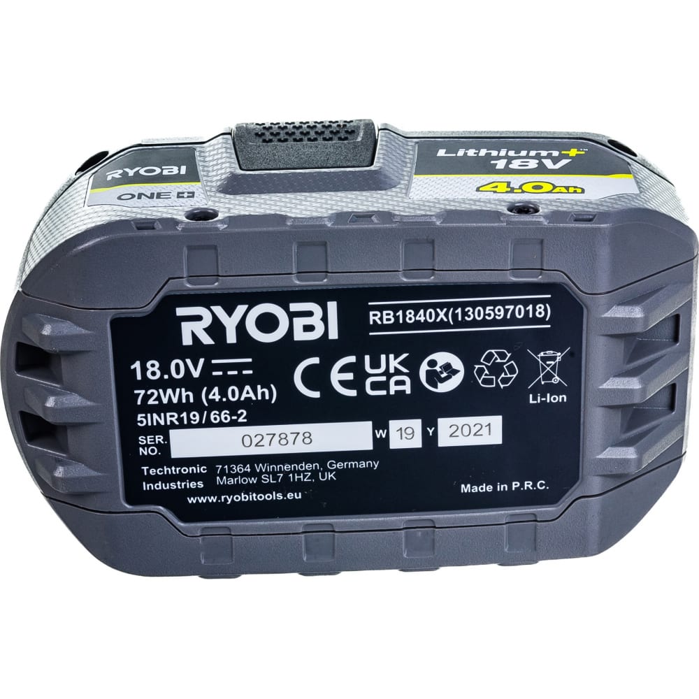 Аккумулятор Ryobi RB1840X