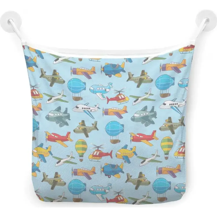 Настенная сетка-органайзер для ванной для игрушек JOYARTY Воздушный транспорт tgb_26902