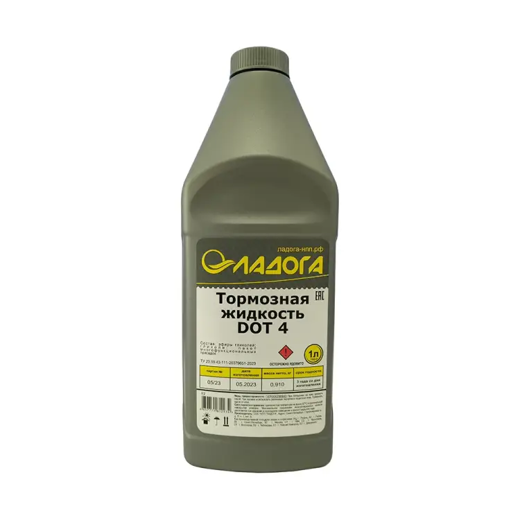 Тормозная жидкость ЛАДОГА DOT-4 LTJ_DOT4_0910