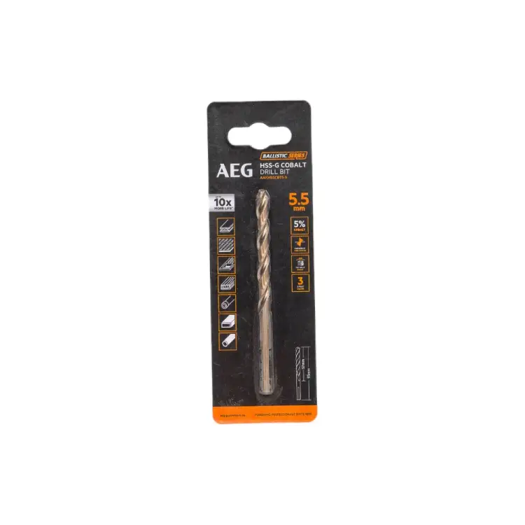 Сверло AEG AAKHSSCBT5-5 4932479333 Сверло AEG AAKHSSCBT5-5 4932479333