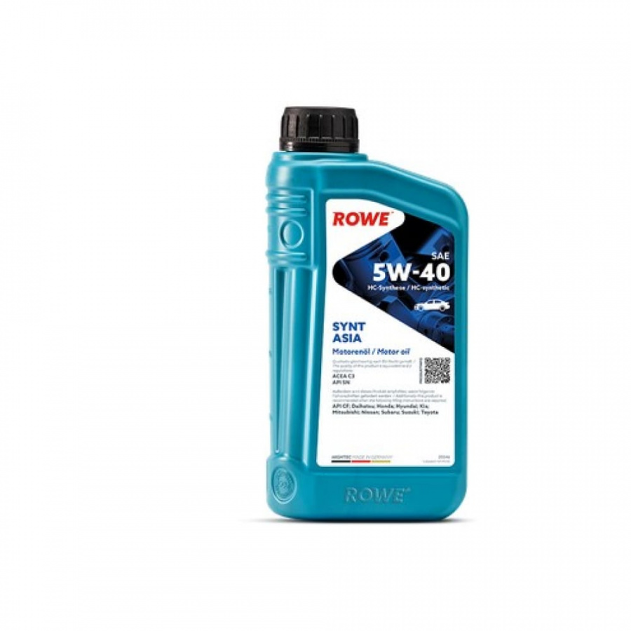 Моторное полусинтетическое масло Rowe HIGHTEC SYNT ASIA SAE 5W-40