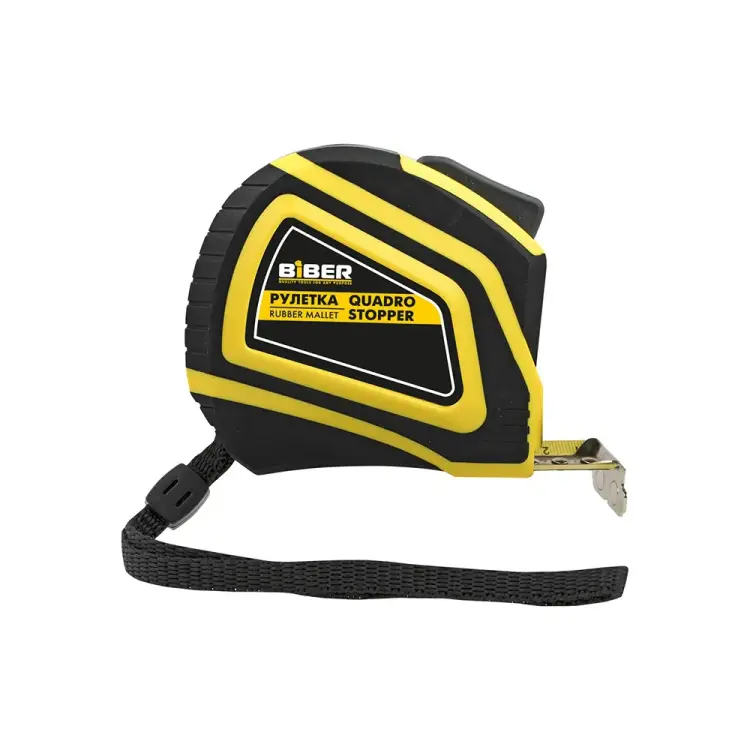 Рулетка Biber QUADRO STOPPER Профи тов-196536