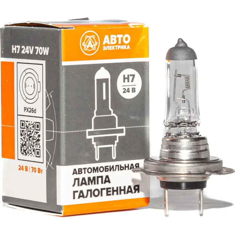 Автолампа АВТОЭЛЕКТРИКА h7 09.02407