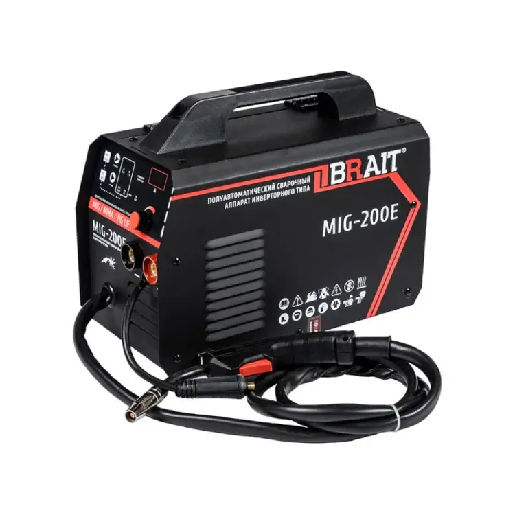 Сварочный инвертор-полуавтомат BRAIT MIG-200E 18.01.021.043