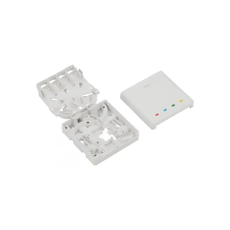 Розетка на DIN-рейку LANMASTER LAN-DRF-4SC/SB-WH