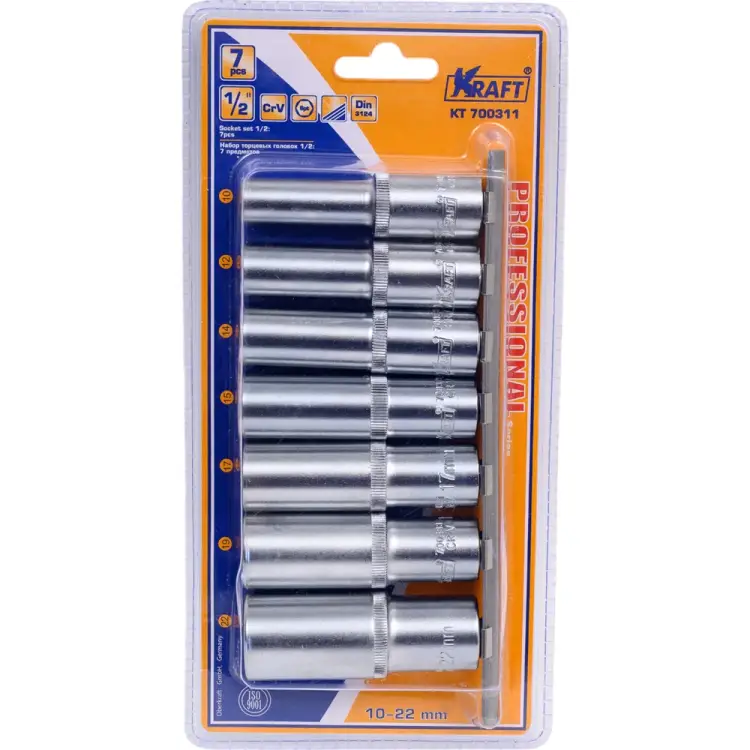 Набор торцевых головок KRAFT 700311