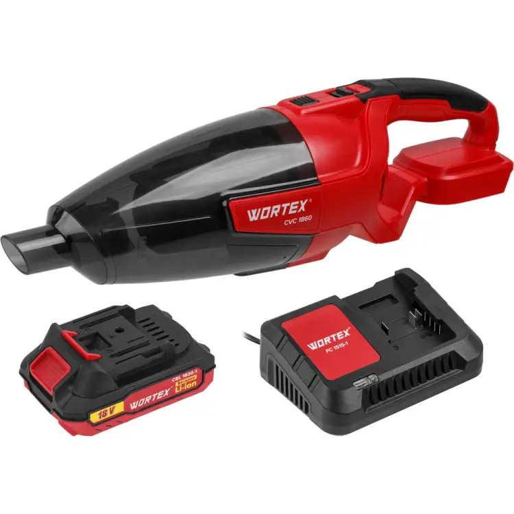 Автомобильный аккумуляторный пылесос WORTEX CVC 1860 1325404