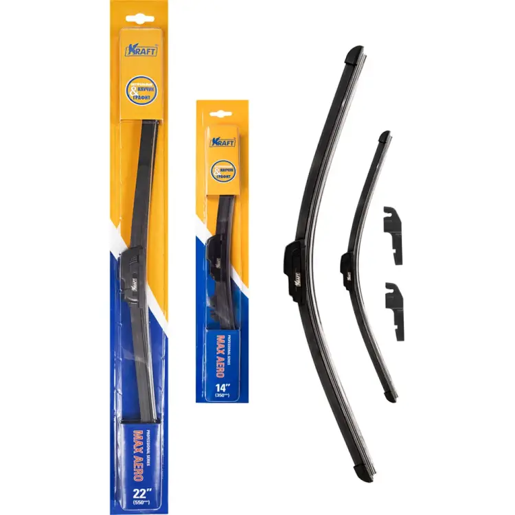 Комплект бескаркасных щеток стеклоочистителя KRAFT 830904