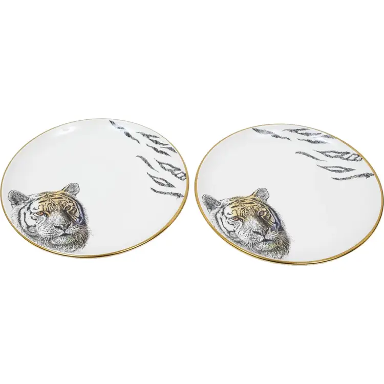 Набор тарелок Nouvelle Саванна/Тигр 1780276-2-Н2 Набор тарелок Nouvelle Саванна/Тигр 1780276-2-Н2