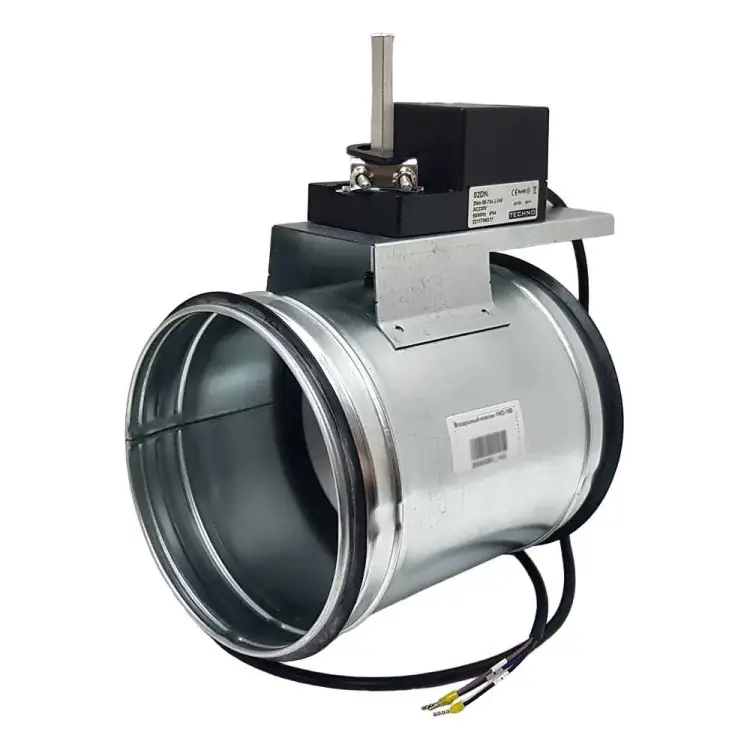 Регулирующая круглая заслонка TECHNO TKD160-02DN 550161 Регулирующая круглая заслонка TECHNO TKD160-02DN 550161