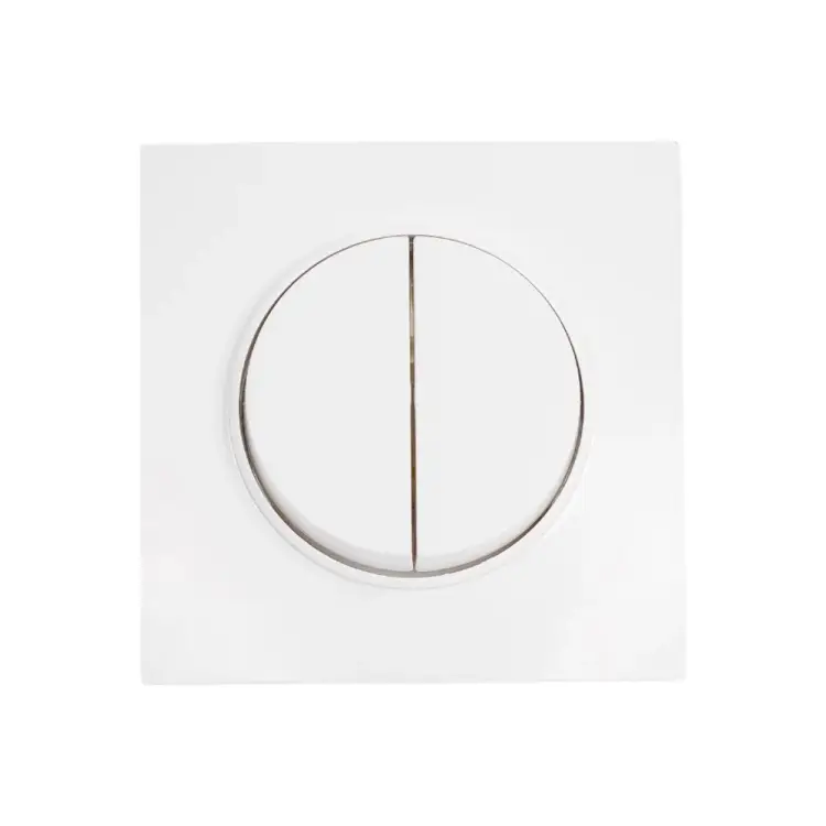 Двухклавишный выключатель BYLECTRICA ПРОВАНС белый С510-2302