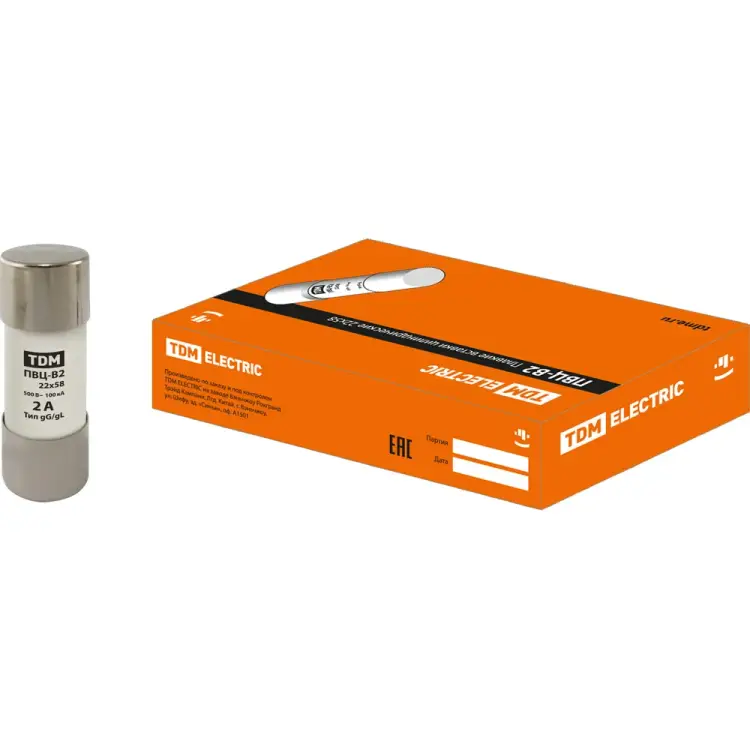 Плавкая вставка TDM ELECTRIC ПВЦ-В2 SQ0729-0023