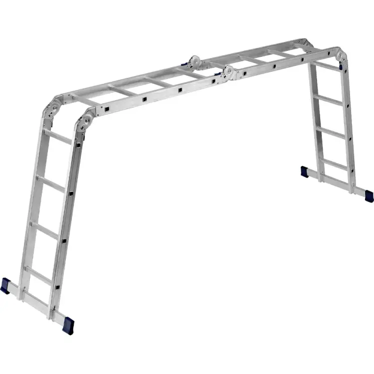 Алюминиевая шарнирная лестница СИБРТЕХ 97882 Алюминиевая шарнирная лестница СИБРТЕХ 97882