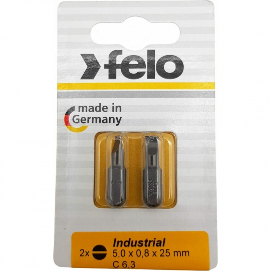 Плоская шлицевая бита Felo Industrial