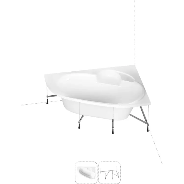 Акриловая ванна Lavinia Boho Bell Pro S1-3702140R Акриловая ванна Lavinia Boho Bell Pro S1-3702140R