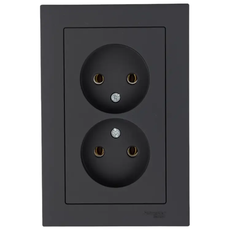 Двойная розетка Systeme Electric AtlasDesign ATN001020