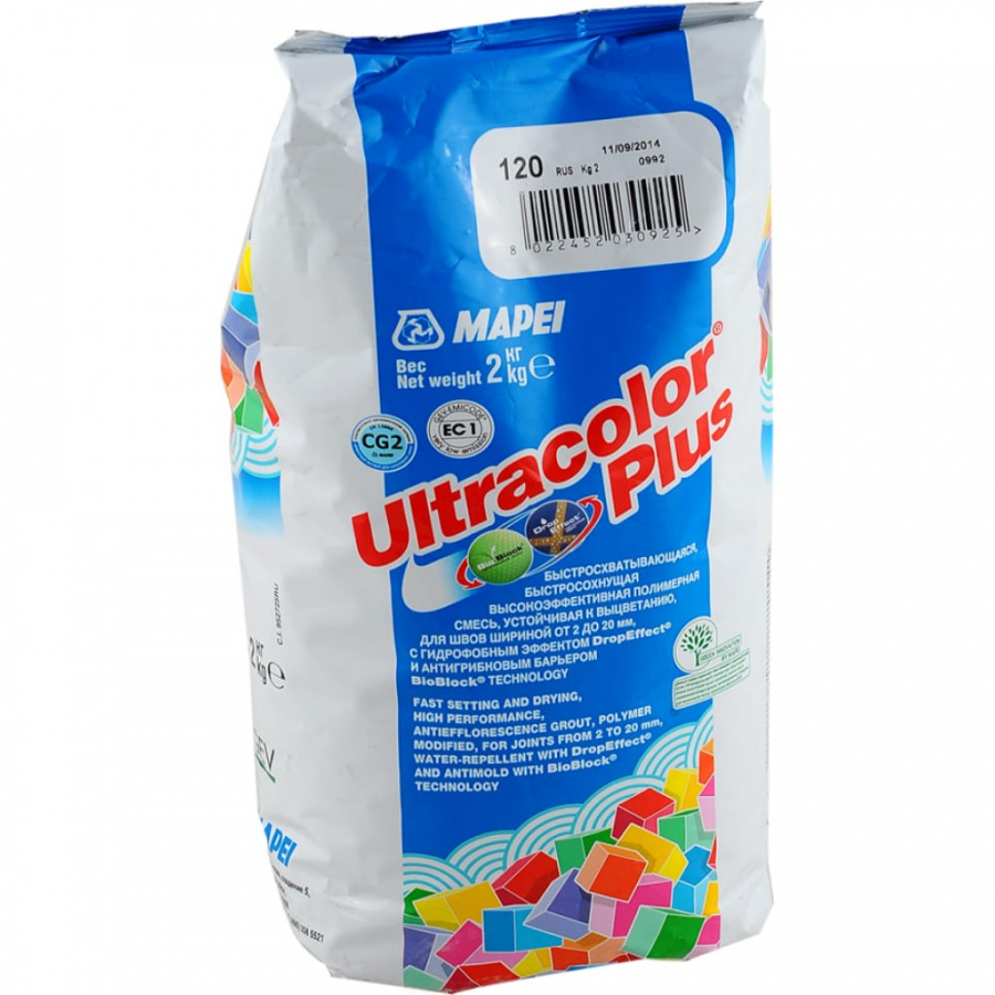 Затирка для швов MAPEI ULTRACOLOR PLUS №113