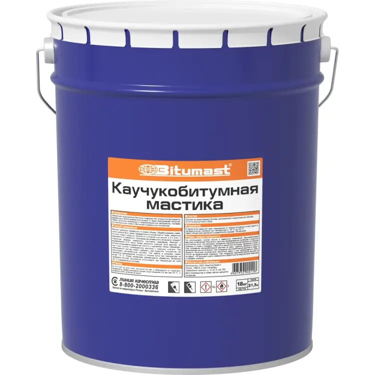 Каучукобитумная мастика Bitumast 4607952900158