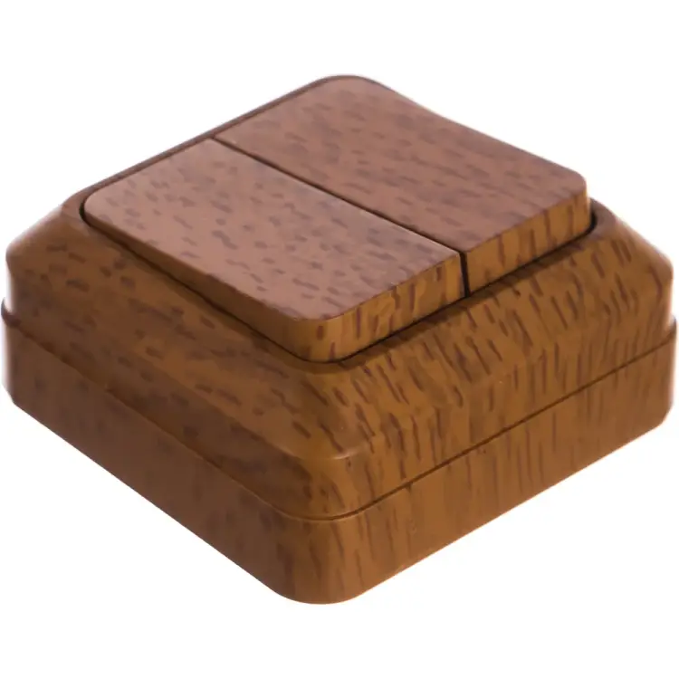 Двухклавишный выключатель UNIVersal Олимп 7946727