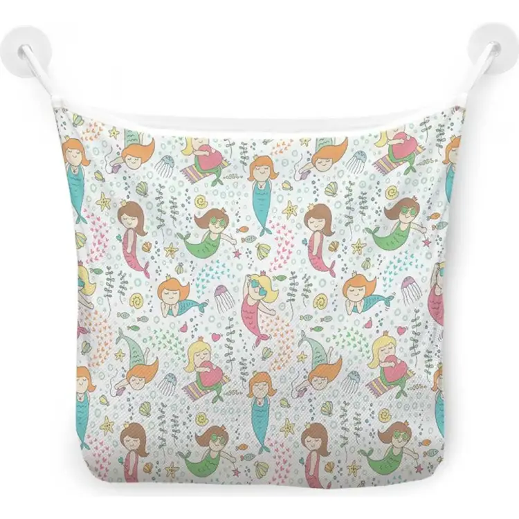 Настенная сетка-органайзер для ванной для игрушек JOYARTY Маленькие русалочки tgb_47965