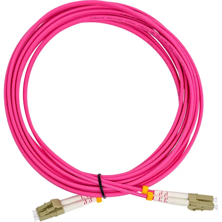 Оптический шнур Cabeus FOP-50-OM4-LC-LC-5m Оптический шнур Cabeus FOP-50-OM4-LC-LC-5m