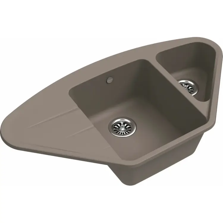 Угловая кварцевая мойка EWIGSTEIN Wink 80KF W-80KF