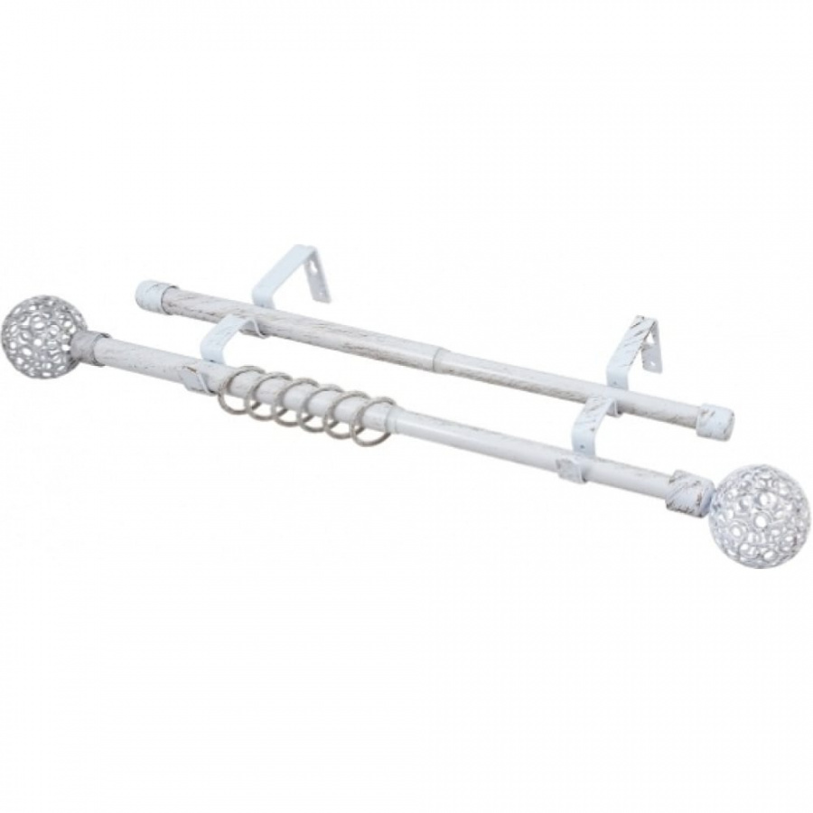 Двухрядный раздвижной кованый карниз LEGRAND 58066133