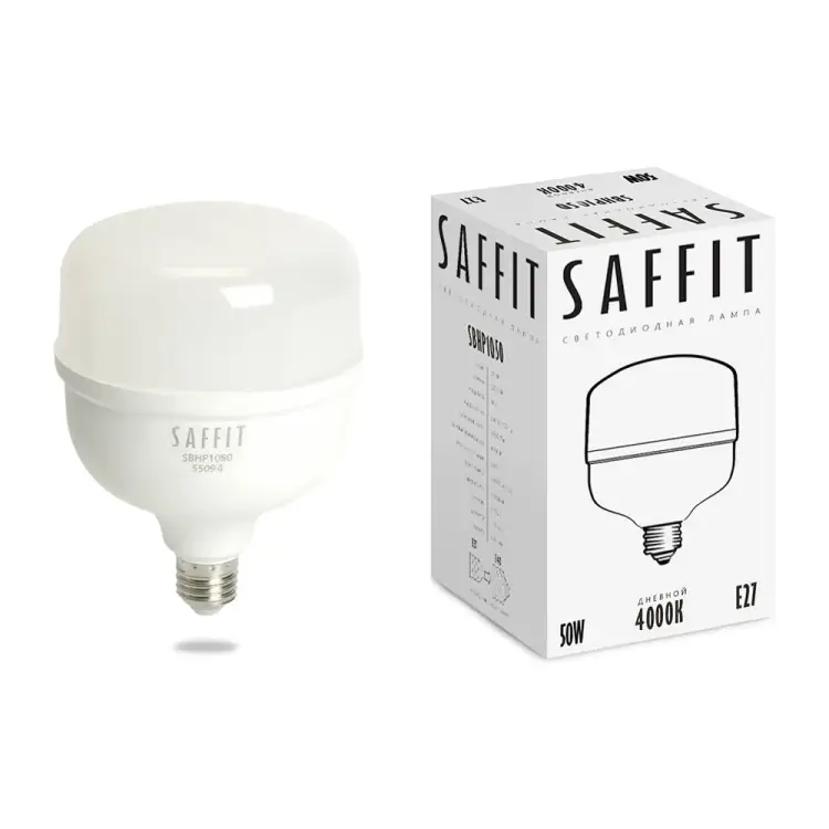 Светодиодная лампа SAFFIT SBHP1050 50W 230V E27-E40 4000K 55094